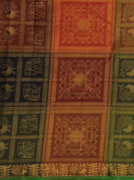 Green Pure Kanchipuram Silk Saree