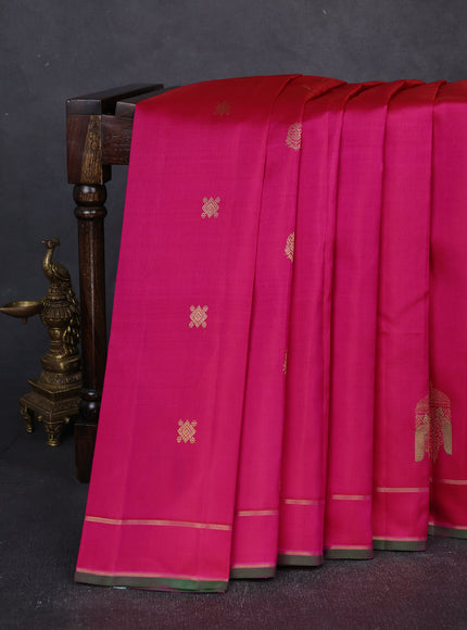 Pink Pure Kanchipuram Silk Saree