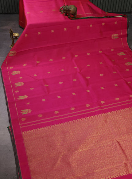 Pink Pure Kanchipuram Silk Saree