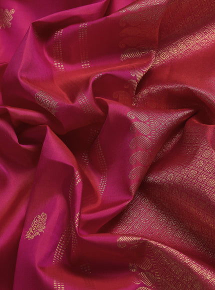 Pink Pure Kanchipuram Silk Saree