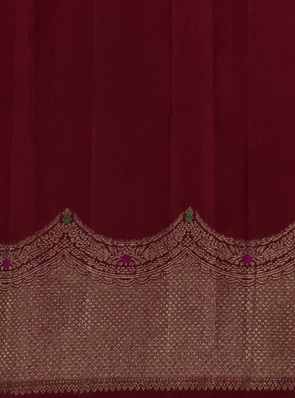 Red Pure Kanchipuram Silk Saree