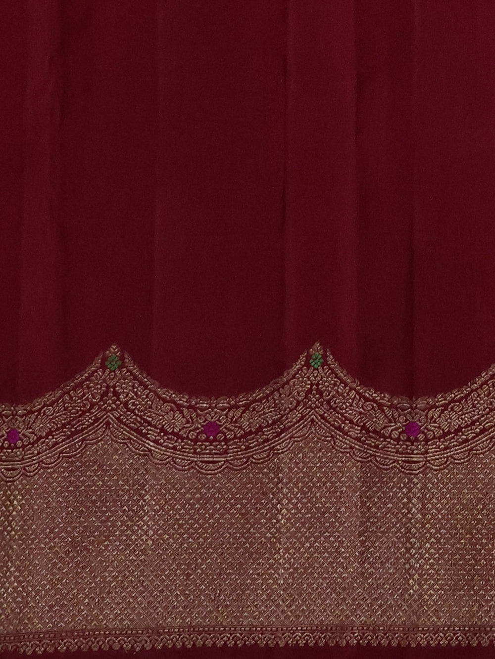 Red Pure Kanchipuram Silk Saree
