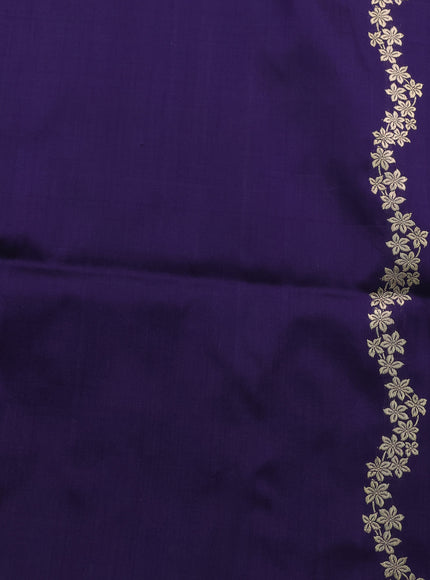 Violet Banarasi Silk Saree