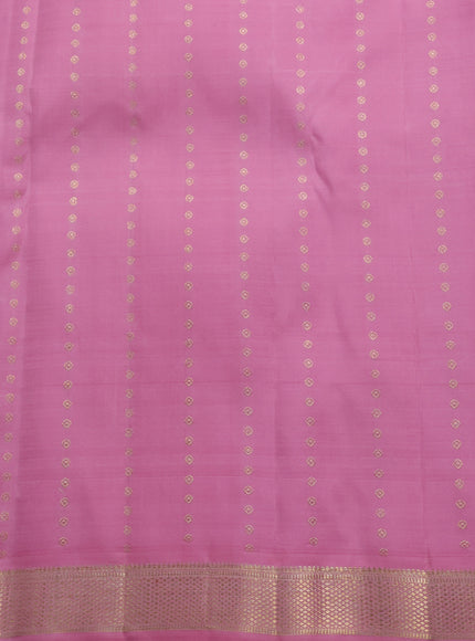 Sky Blue Pure Kanchipuram Silk Saree