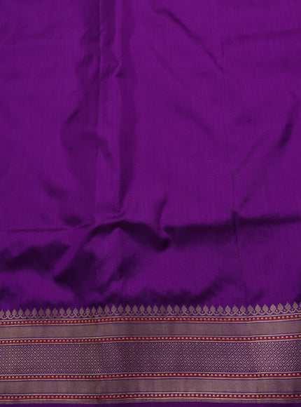 Gajri Pink Banarasi Kora Silk Saree