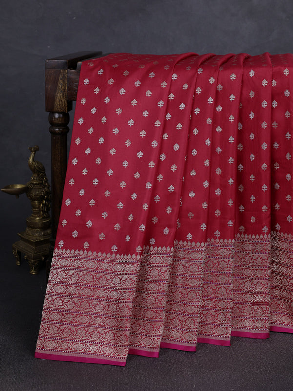 Red Banarasi Silk Saree