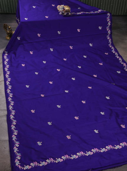 Blue Banarasi Silk Saree