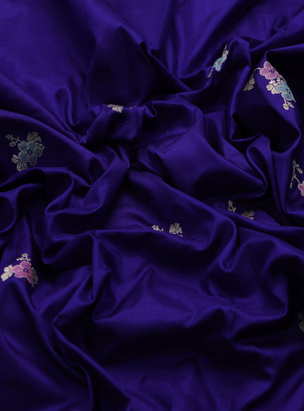 Blue Banarasi Silk Saree