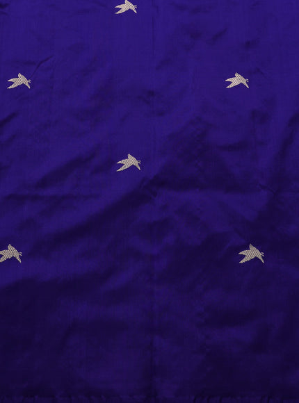 Blue Banarasi Silk Saree