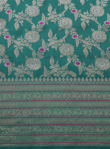 Gajiri Pink Banarasi Silk Saree