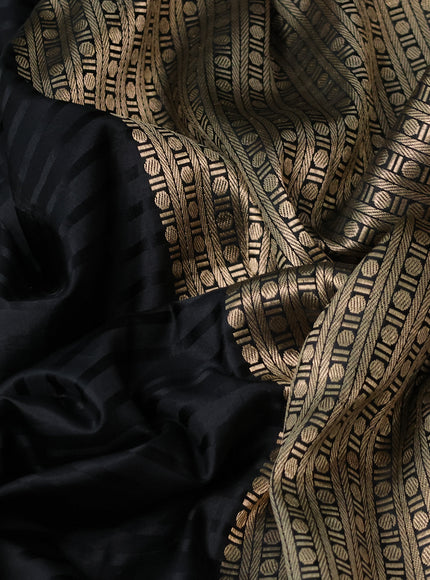 Black Banarasi Silk Saree