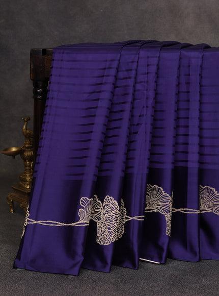 Blue Banarasi Silk Saree