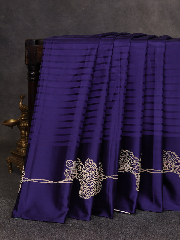 Blue Banarasi Silk Saree