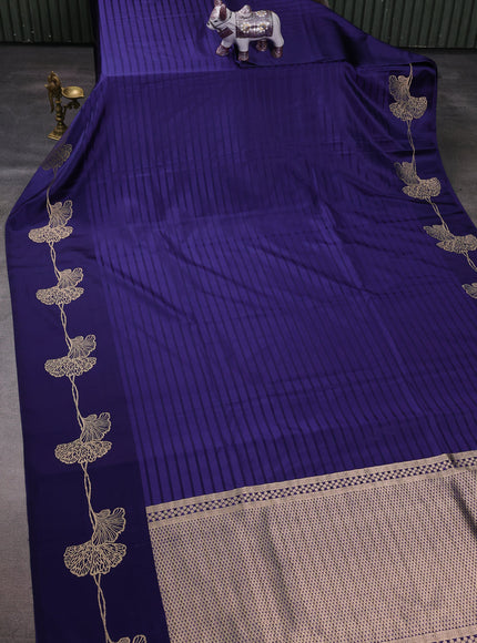 Blue Banarasi Silk Saree