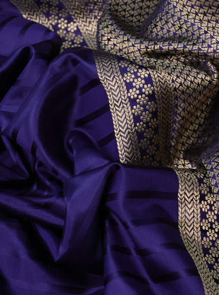 Blue Banarasi Silk Saree