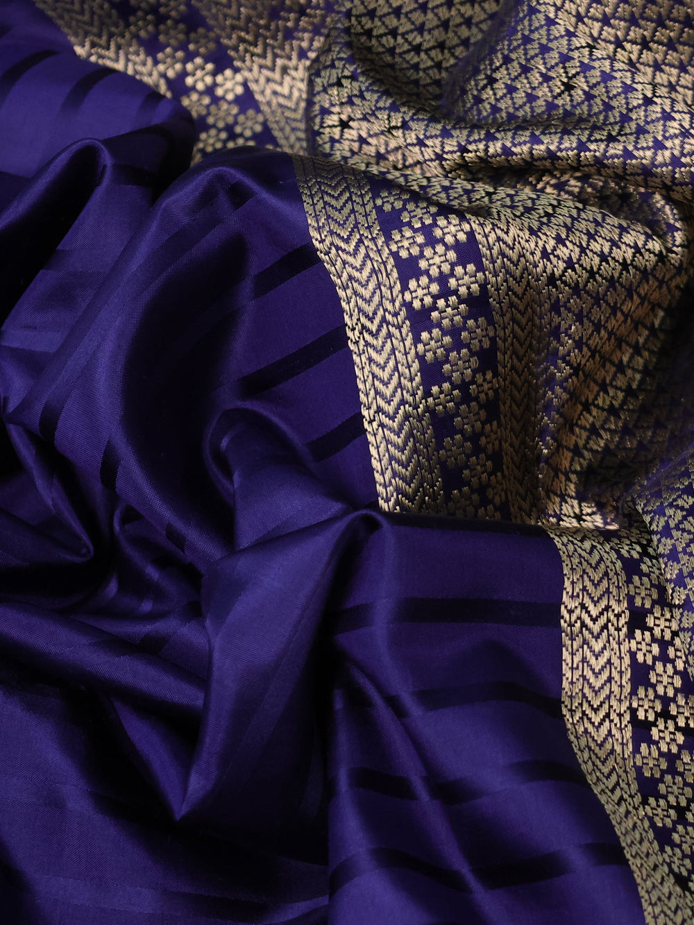 Blue Banarasi Silk Saree