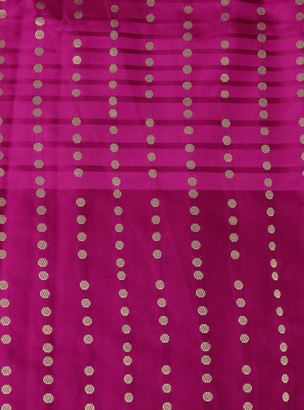 Rani Pink Banarasi Silk Saree