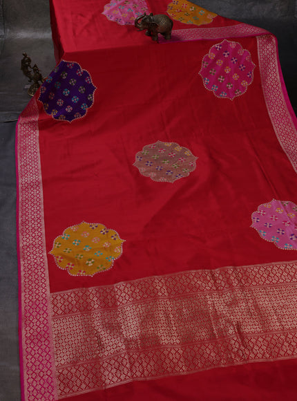 Red Banarasi Silk Saree