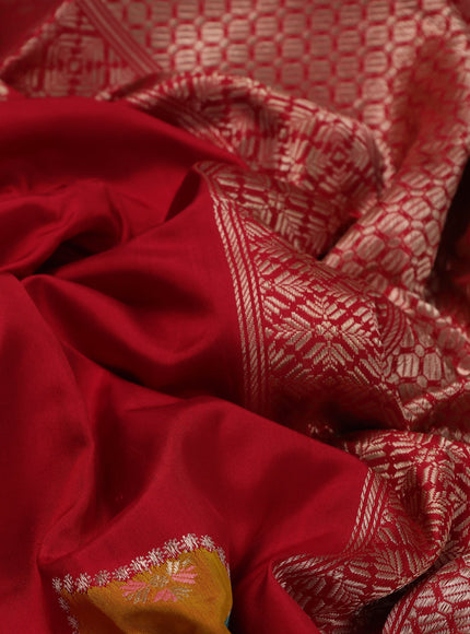 Red Banarasi Silk Saree