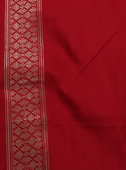 Red Banarasi Silk Saree