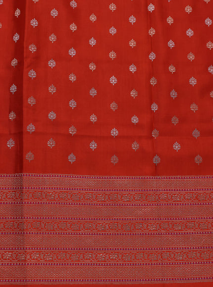 Brown Banarasi Silk Saree