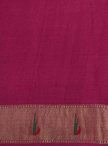 Pink Tussar Shibori Printed Silk Saree