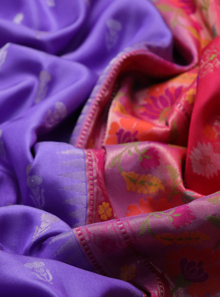 Lavender - Pink Banarasi Silk Saree
