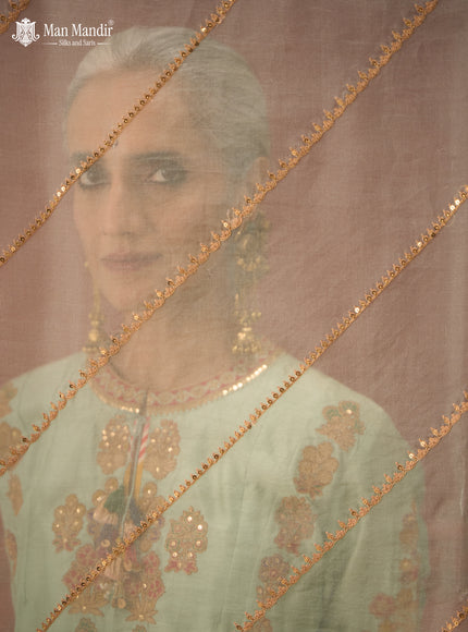 Mint Green Silk Embroidery Readymade Lehenga Set With Dupatta