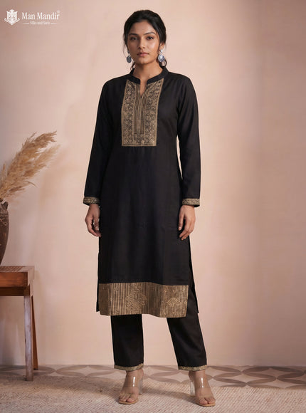Black Silk Salwar Suits