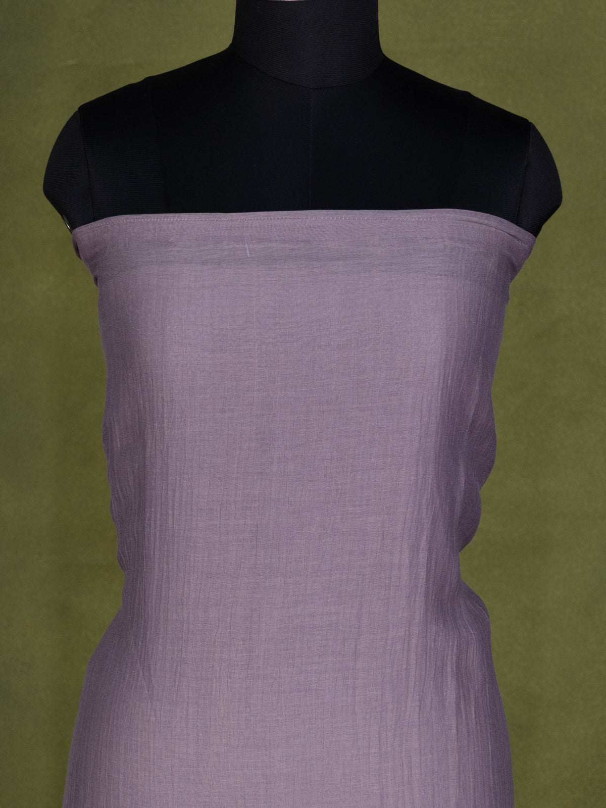 Pastel purple Chanderi Unstitched Suit