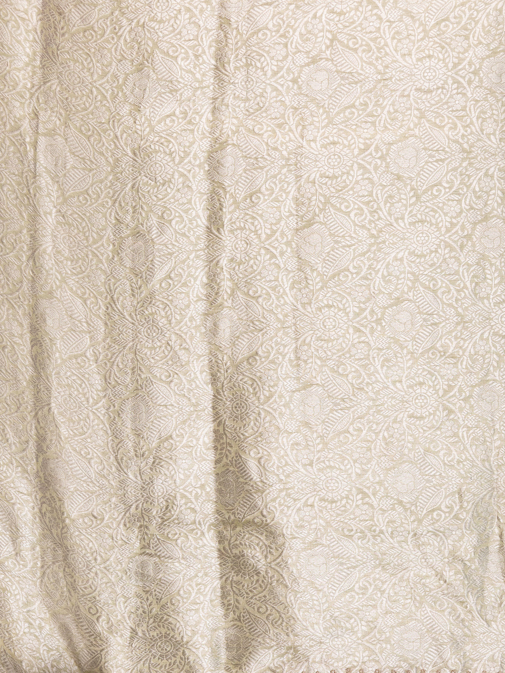 Pista Green Tissue Silk Unstitched Suit with Heavy Zari