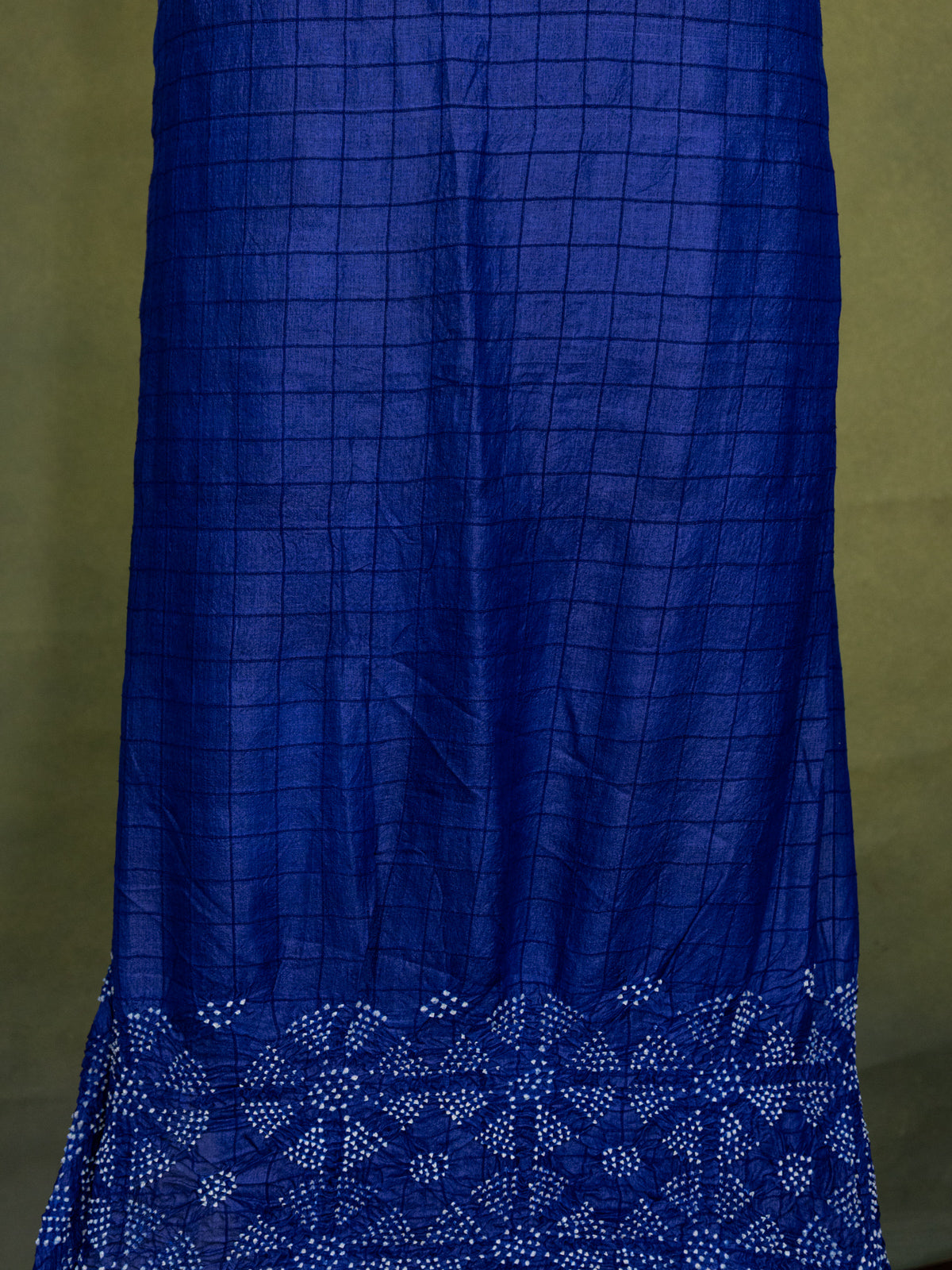 Blue Tussar Silk Unstitched Suit