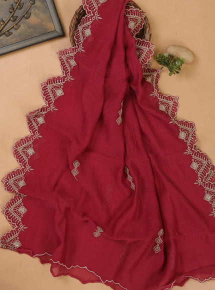 Gazri Pink Mul Chanderi Unstitched Suit